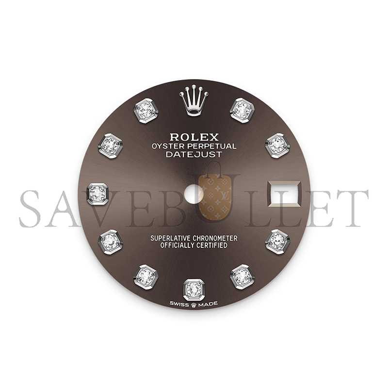 ROLEX DATEJUST 31 OYSTER, 31 MM, OYSTERSTEEL, WHITE GOLD AND DIAMONDS 278384